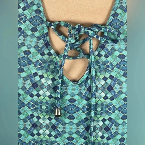 Deborah Viereck Tribal Print Aztec Dress New XS - Picture 3 of 7